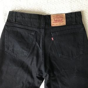 Levi’s 550 Relaxed Fit Tapered Leg Black Jeans